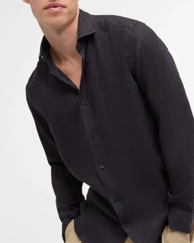 Frescobol Carioca Men's Antonio Linen Casual Button-Down Shirt | Thumbnail 6