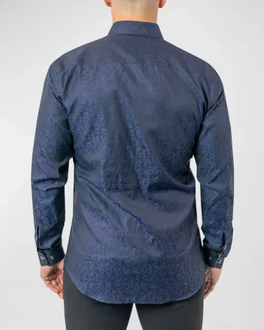 Maceoo Men's Fibonacci Paisley Dress Shirt | Thumbnail 2