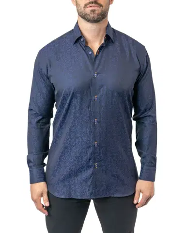 Maceoo Men's Fibonacci Paisley Dress Shirt | Thumbnail 1
