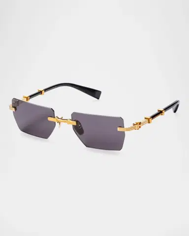 Balmain Pierre Oval Acetate Sunglasses | Thumbnail 2