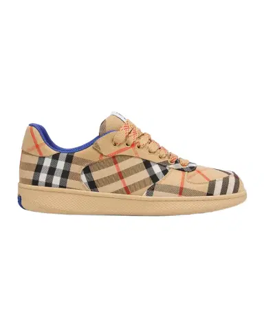 Burberry Men's Check Low-Top Sneakers | Thumbnail 1 Burberry Men's Check Low-Top Sneakers | Thumbnail 1