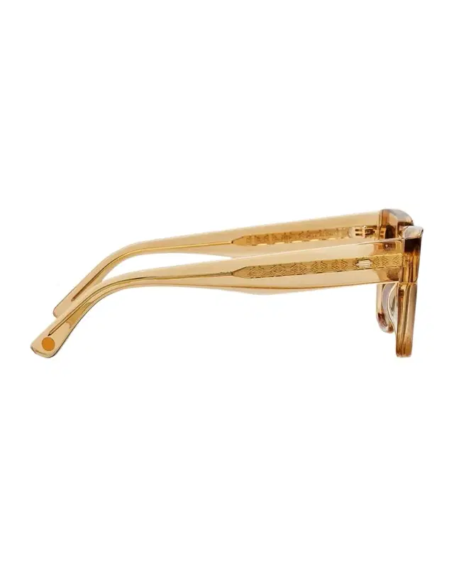 Mahi Beige Acetate Square Sunglasses Mahi Beige Acetate Square Sunglasses