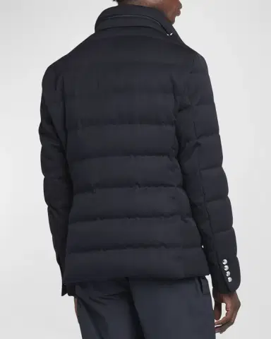 Moncler Men's Bess Down Blazer Jacket | Thumbnail 3 Moncler Men's Bess Down Blazer Jacket | Thumbnail 3