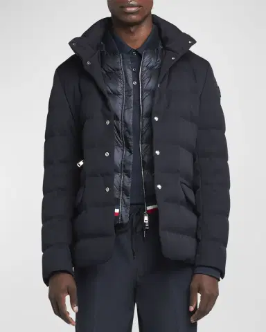 Moncler Men's Bess Down Blazer Jacket | Thumbnail 4 Moncler Men's Bess Down Blazer Jacket | Thumbnail 4