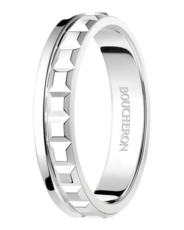 Quatre 18K White Gold Radiant Edition Band Ring