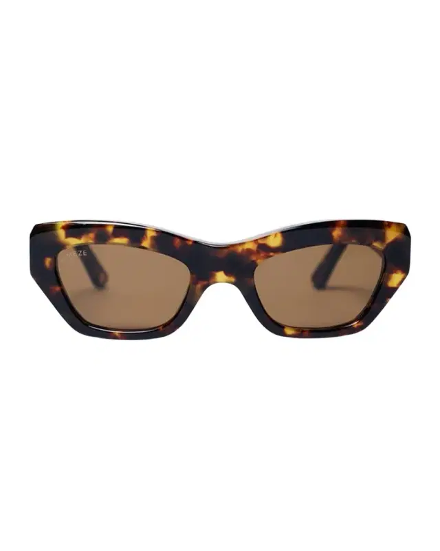 Concept 3 Havana Acetate Cat-Eye Sunglasses