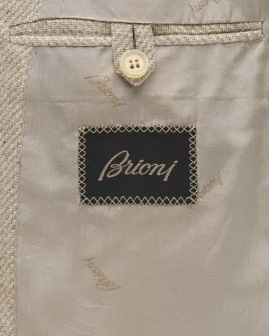 Brioni Men's Melange Twill Blazer | Thumbnail 6