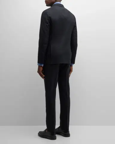 Boglioli Men's Solid Wool Suit | Thumbnail 3