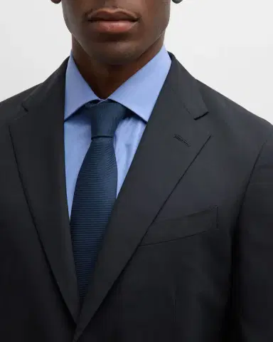 Boglioli Men's Solid Wool Suit | Thumbnail 6