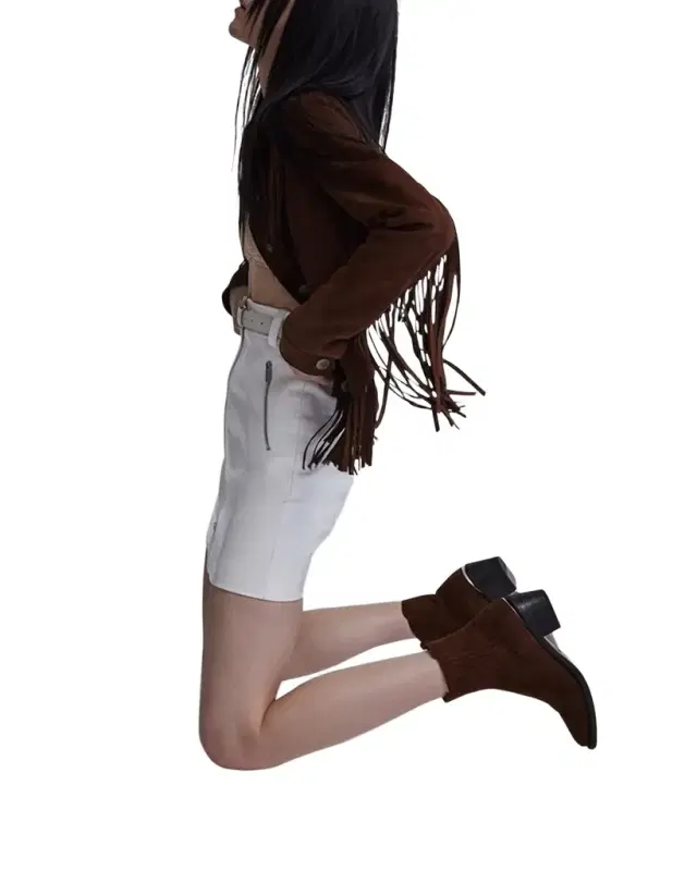Loulou Suede Western Chelsea Booties