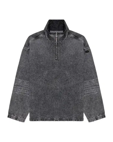 Diesel Men's D-Flow Quarter-Zip Sweatshirt | Thumbnail 1 Diesel Men's D-Flow Quarter-Zip Sweatshirt | Thumbnail 1