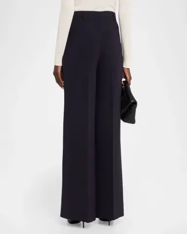 Lafayette 148 New York Thames Wide-Leg Crepe Pants | Thumbnail 2 Lafayette 148 New York Thames Wide-Leg Crepe Pants | Thumbnail 2