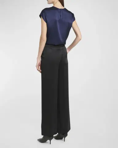 Giorgio Armani Silk Wide-Leg Trousers | Thumbnail 5 Giorgio Armani Silk Wide-Leg Trousers | Thumbnail 5