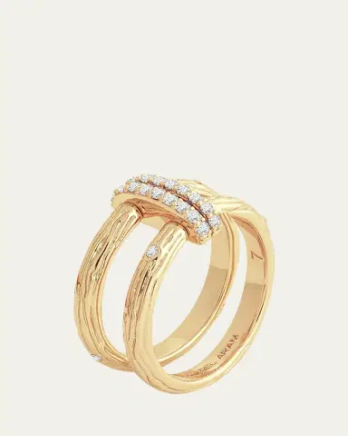 Anabel Aram Jewelry Enchanted Forest Chain Double Ring | Thumbnail 2