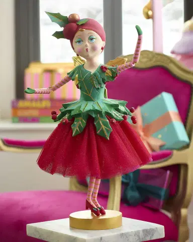 Glitterville Miss Meri Beri Tabletop Figurine, 17.5" | Thumbnail 1