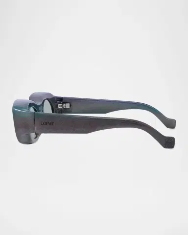 Loewe Men's Holographic Thin Geometric Sunglasses | Thumbnail 3