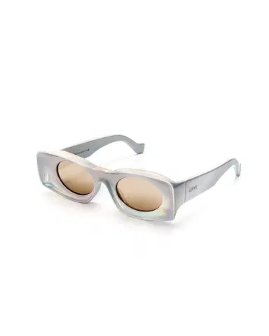 Loewe Men's Holographic Thin Geometric Sunglasses | Thumbnail 4