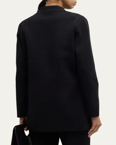 Lafayette 148 New York Single-Button Matte Crepe Blazer | Thumbnail 3 Lafayette 148 New York Single-Button Matte Crepe Blazer | Thumbnail 3