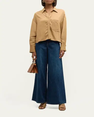 TWP Tiny Dancer Wide-Leg Denim Jeans | Thumbnail 2