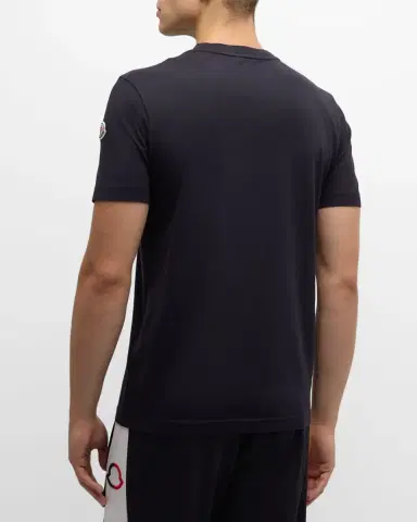 Moncler Men's Classic Logo T-Shirt | Thumbnail 3 Moncler Men's Classic Logo T-Shirt | Thumbnail 3