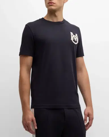 Moncler Men's Classic Logo T-Shirt | Thumbnail 4 Moncler Men's Classic Logo T-Shirt | Thumbnail 4
