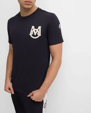 Moncler Men's Classic Logo T-Shirt | Thumbnail 6 Moncler Men's Classic Logo T-Shirt | Thumbnail 6