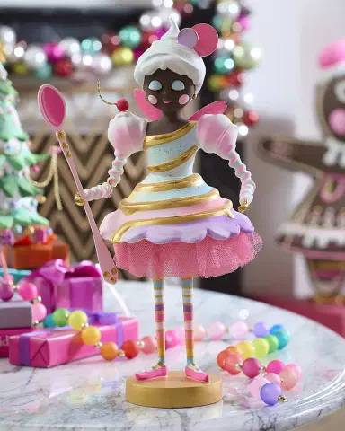 Glitterville Black Lickowish Tabletop Figurine, 16" | Thumbnail 1
