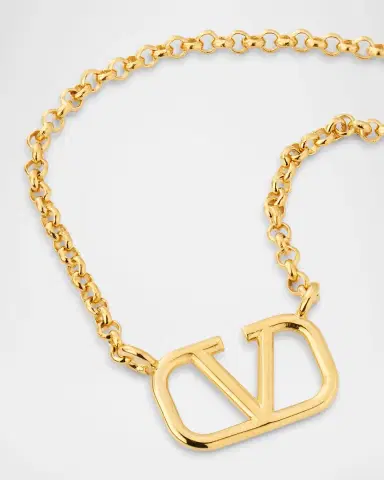 Valentino Garavani VLogo Signature Pendant Necklace | Thumbnail 3 Valentino Garavani VLogo Signature Pendant Necklace | Thumbnail 3