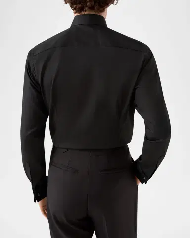 Eton Men's Evening Jacquard Bib Slim-Fit Dress Shirt | Thumbnail 4