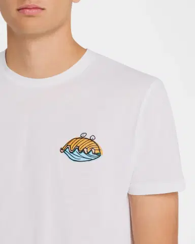 Derek Rose Men's Ripley Clam Crewneck T-Shirt | Thumbnail 5 Derek Rose Men's Ripley Clam Crewneck T-Shirt | Thumbnail 5
