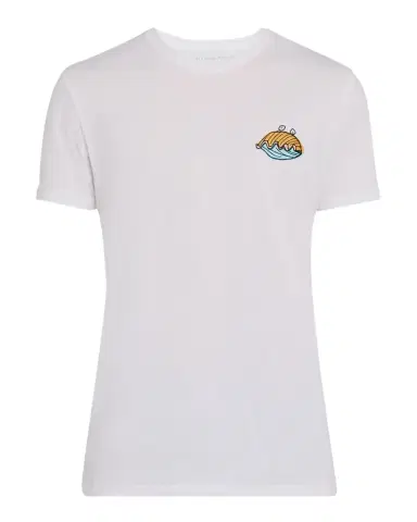 Derek Rose Men's Ripley Clam Crewneck T-Shirt | Thumbnail 1 Derek Rose Men's Ripley Clam Crewneck T-Shirt | Thumbnail 1