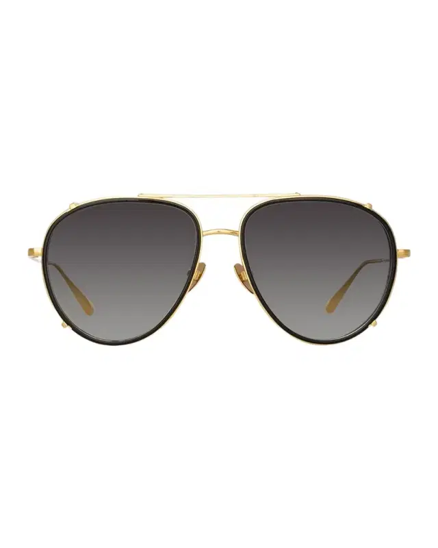Dimitri Titanium Aviator Sunglasses