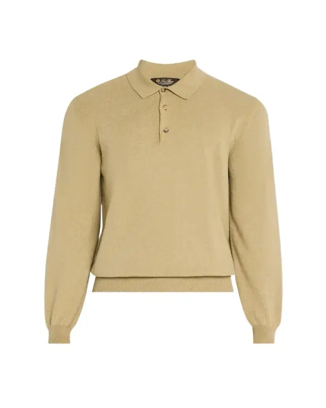 Men's Arona Baby Cashmere Polo Sweater