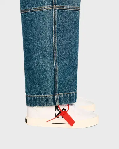 Off-White Vulcanized Canvas Bicolor Low-Top Sneakers | Thumbnail 2