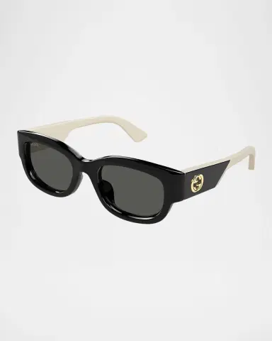 Gucci Logo Cat-Eye Acetate Sunglasses | Thumbnail 2 Gucci Logo Cat-Eye Acetate Sunglasses | Thumbnail 2