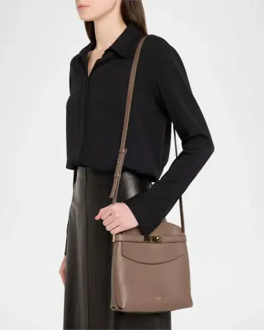 FERRAGAMO Hug Leather Messenger Crossbody Bag | Thumbnail 2 FERRAGAMO Hug Leather Messenger Crossbody Bag | Thumbnail 2