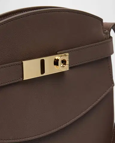 FERRAGAMO Hug Leather Messenger Crossbody Bag | Thumbnail 6 FERRAGAMO Hug Leather Messenger Crossbody Bag | Thumbnail 6