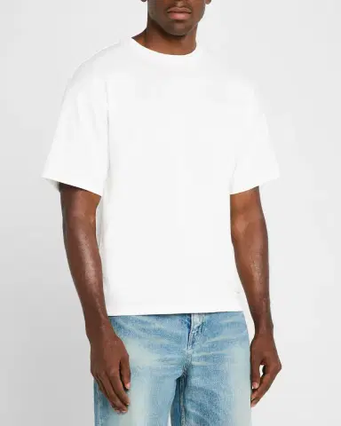 Saint Laurent Men's T-Shirt with Logo Patch | Thumbnail 4