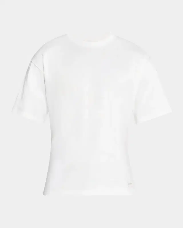 Saint Laurent Men 's T-Shirt with Logo Patch