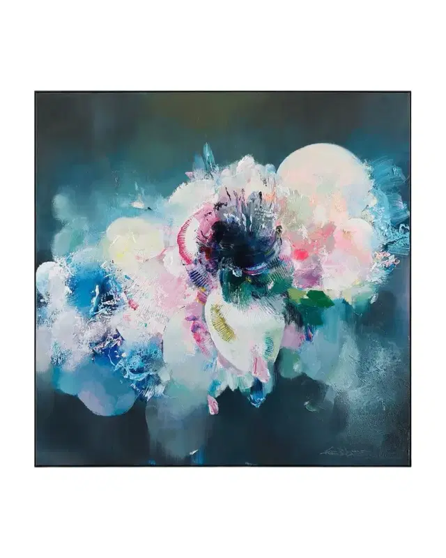 John-Richard Collection "Cosmic Bloom I" Original Painting by LM Zhous