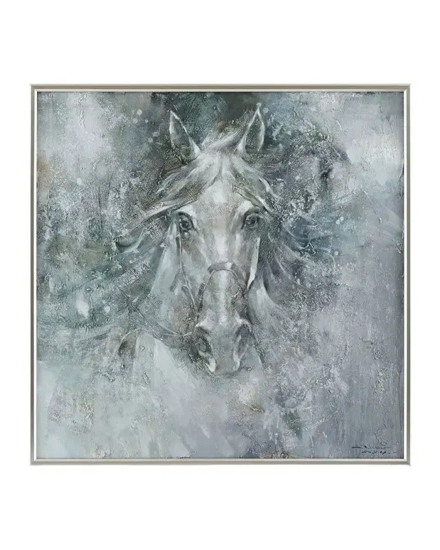John-Richard Collection "Starlit Stallion" Original Painting by LM Zhou