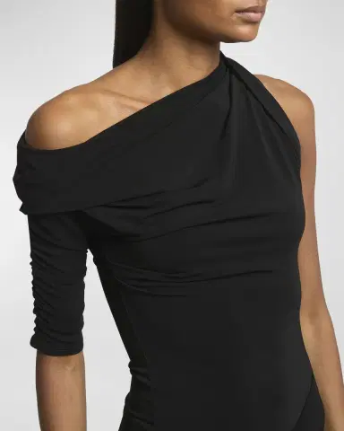 Jacquemus Long Draped Dress | Thumbnail 5 Jacquemus Long Draped Dress | Thumbnail 5