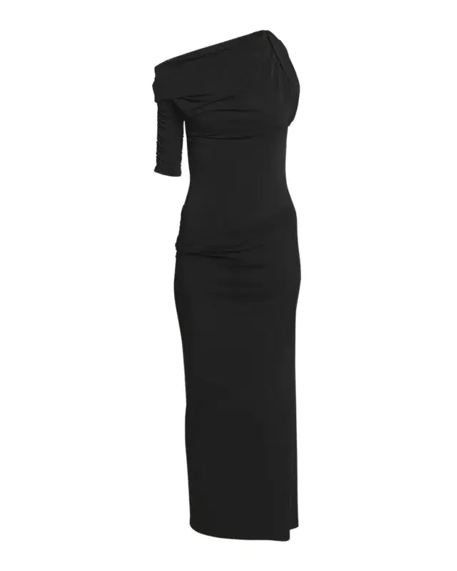 Long Draped Dress