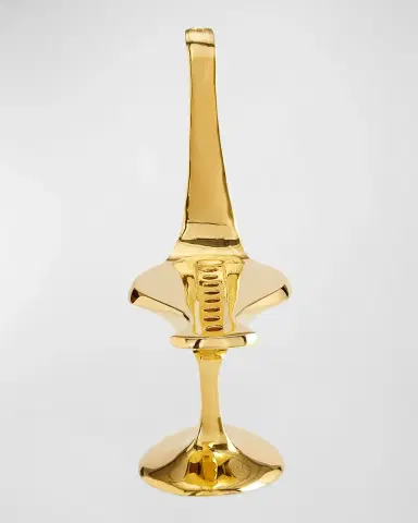 Jonathan Adler Brass Bird Hanukkah Menorah | Thumbnail 2