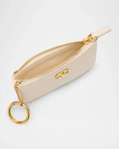 Valentino Garavani VLOGO Signature Leather Card Holder | Thumbnail 2
