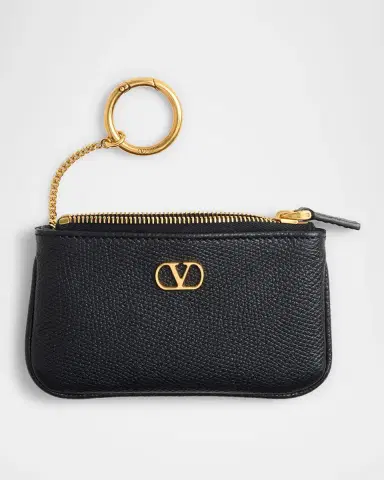 Valentino Garavani VLOGO Signature Leather Card Holder | Thumbnail 5