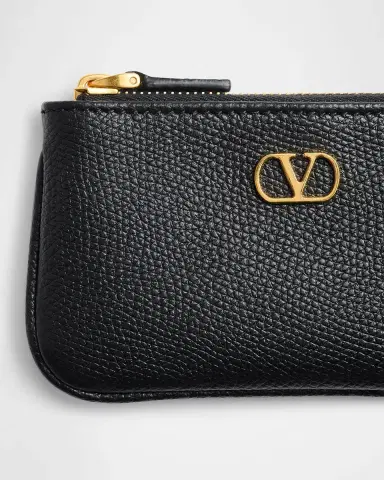 Valentino Garavani VLOGO Signature Leather Card Holder | Thumbnail 6