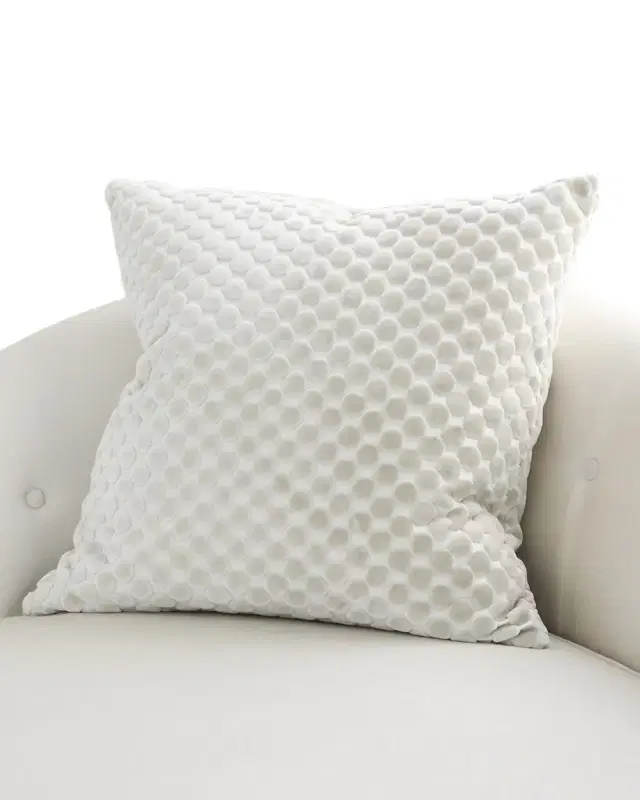D.V. KAP Home Dance Velvet Polka Dot Decorative Pillow