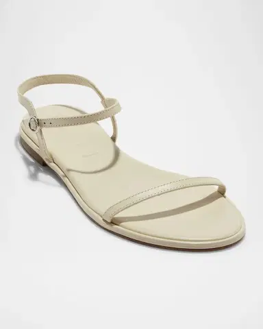 Aeyde Nettie Leather Ankle-Strap Sandals | Thumbnail 2