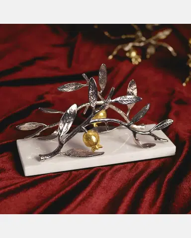 Michael Aram Pomegranate Silver & Gold Vertical Napkin Holder | Thumbnail 3 Michael Aram Pomegranate Silver & Gold Vertical Napkin Holder | Thumbnail 3